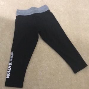 Victoria secret pink yoga capris xs